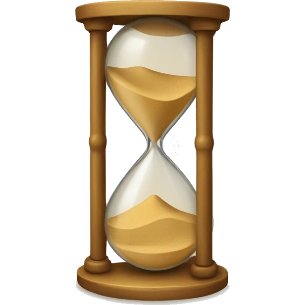 sand clock emoji