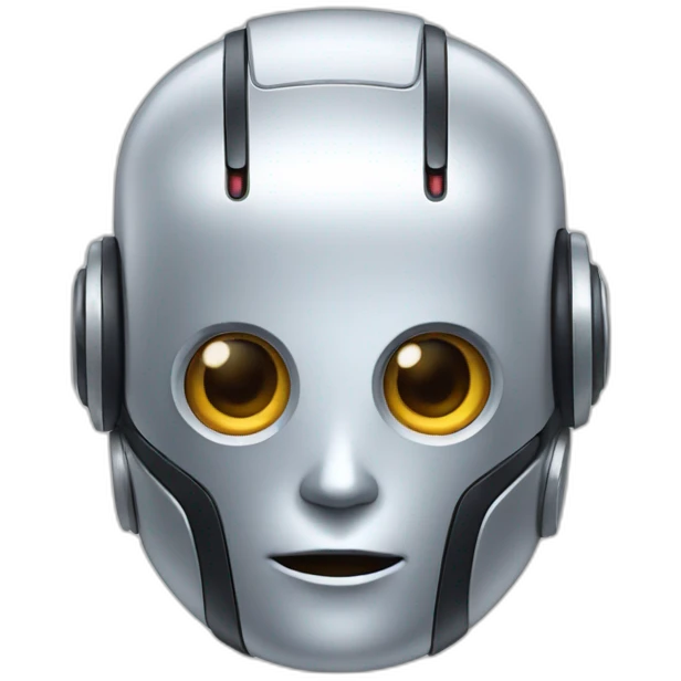 robot from the brand apple emoji