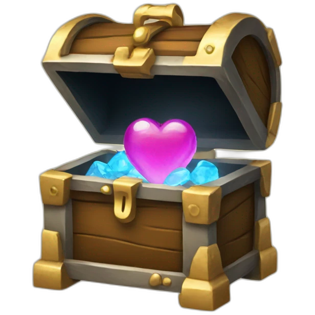 A treasure box emoji