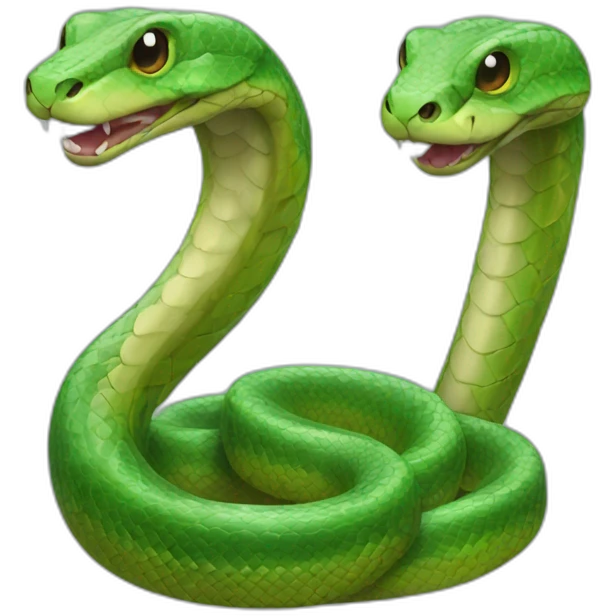 double headed snake emoji