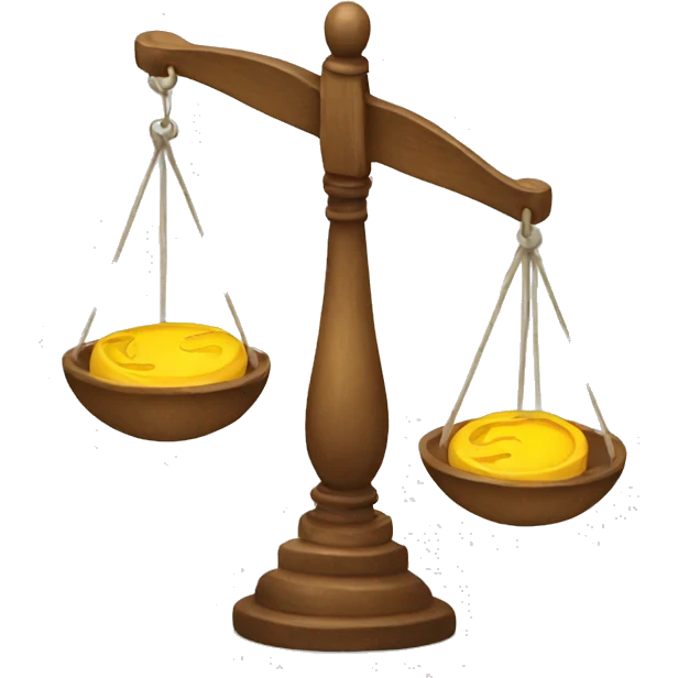 unbalanced scale emoji