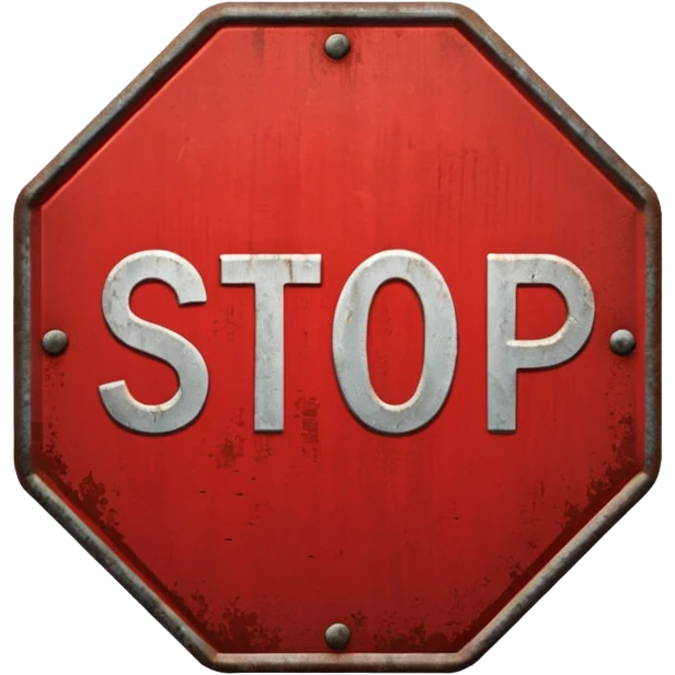 stop emoji