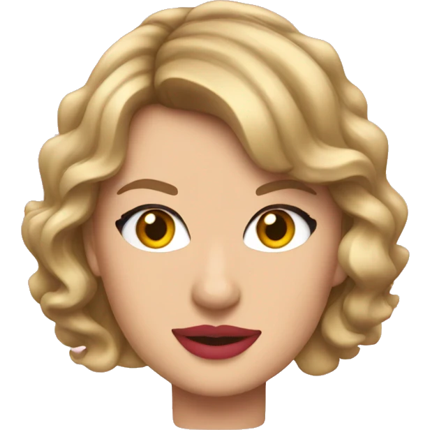 Taylor Swift in pink  emoji