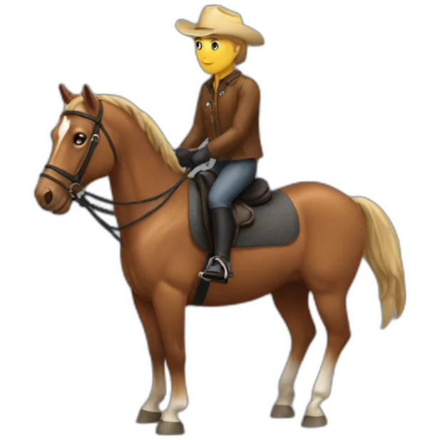 Horse rider emoji