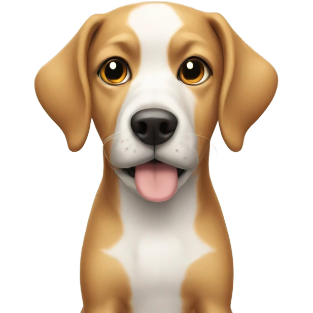 Dog looking at sub emoji