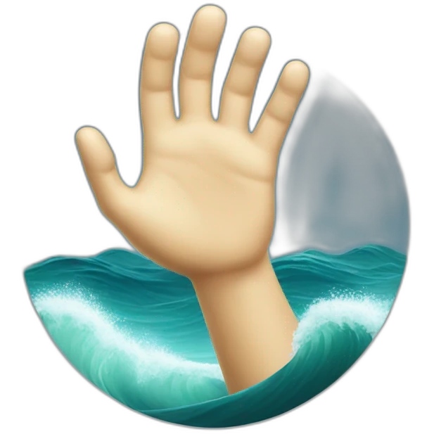 wave hand with ring emoji
