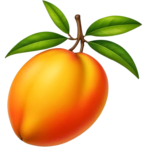 Juicy mango emoji