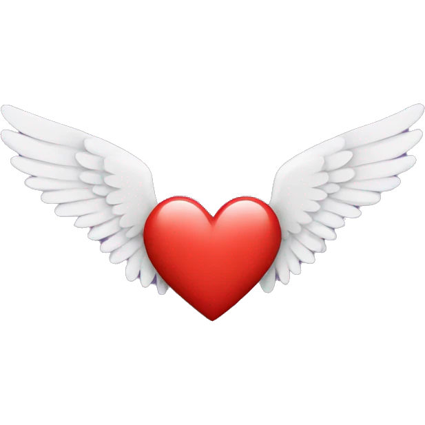 Heart with wings emoji