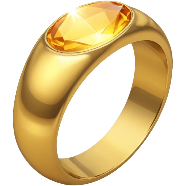 A GOLD RING BROKEN emoji