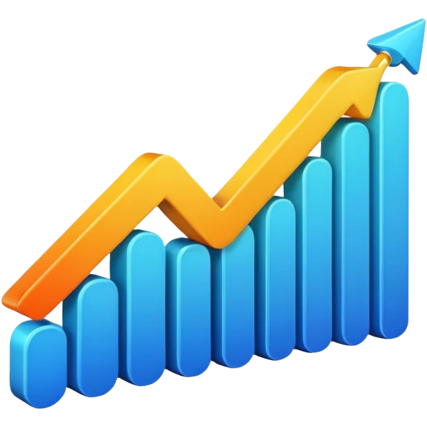 upward trend emoji