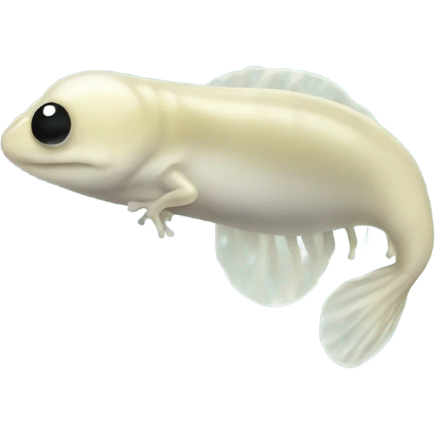 White tadpole emoji