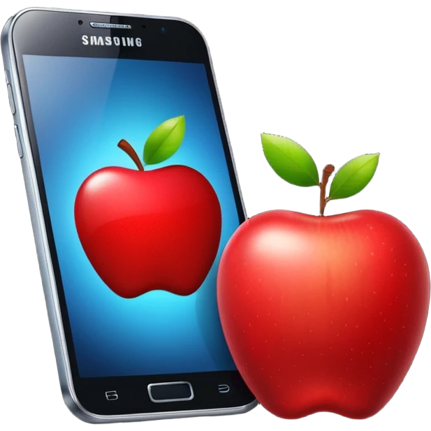 Apple VS Samsung  emoji