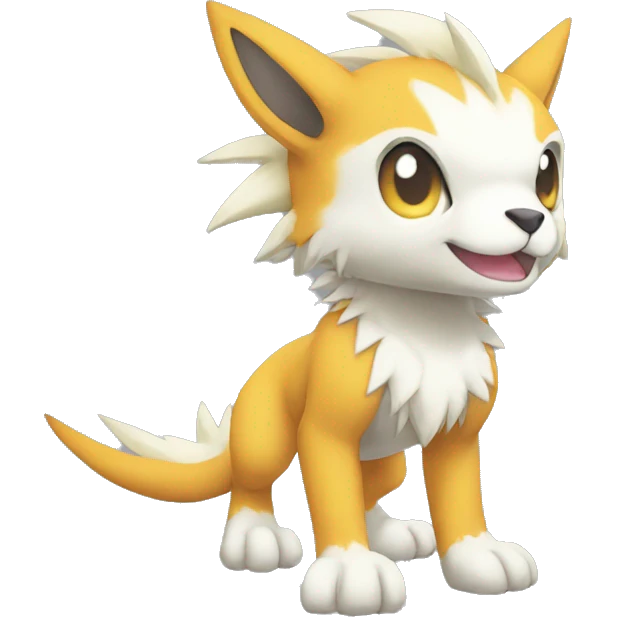 cute cool Digimon-Fakemon-animal full body emoji