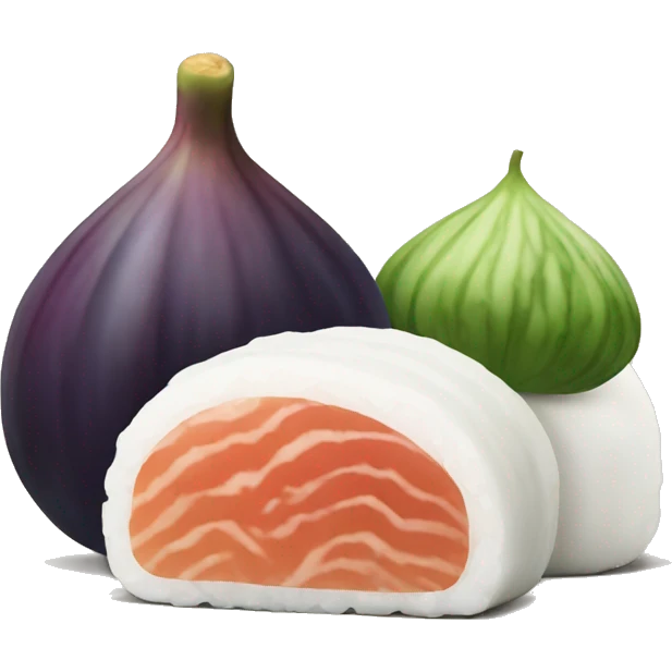 fig next to sush emoji