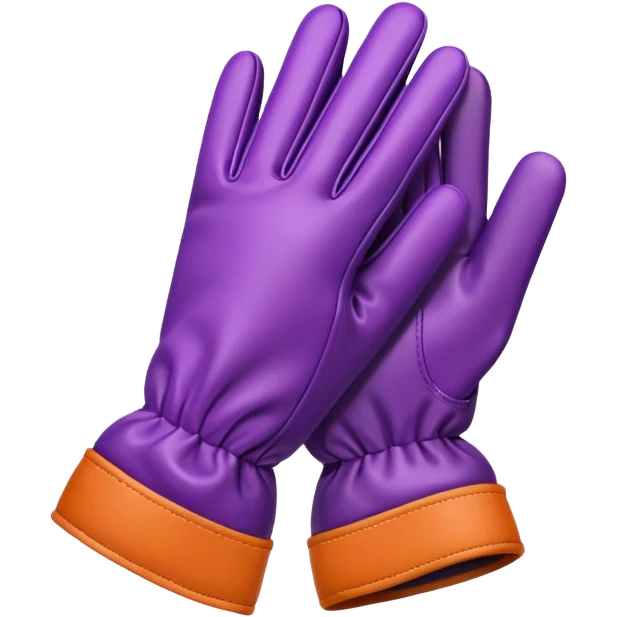 colored gloves emoji