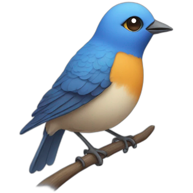 Bird who can’t sing emoji