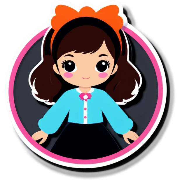 Girly girl emoji