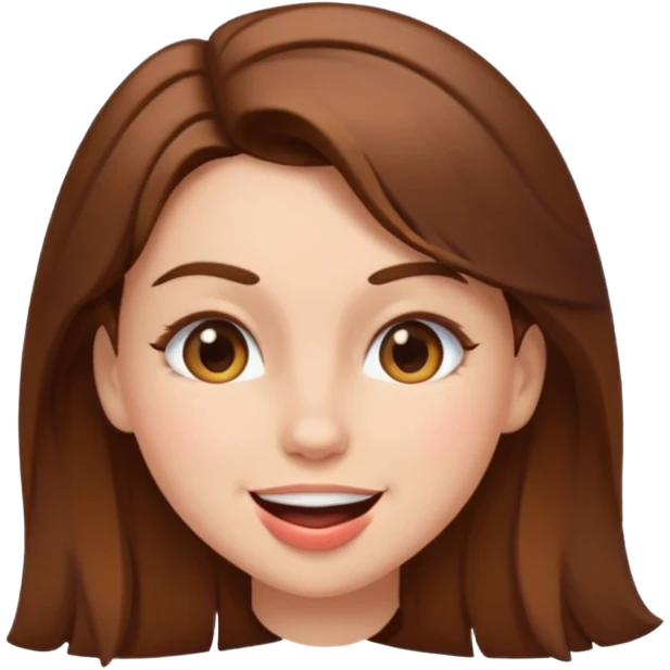 Girl winking  emoji