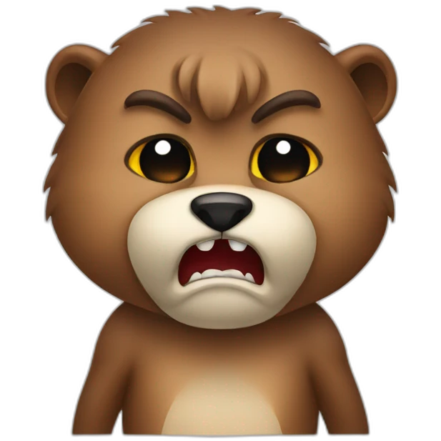 Angry-beaver emoji