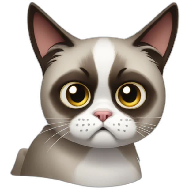 grumpy cat halloween emoji