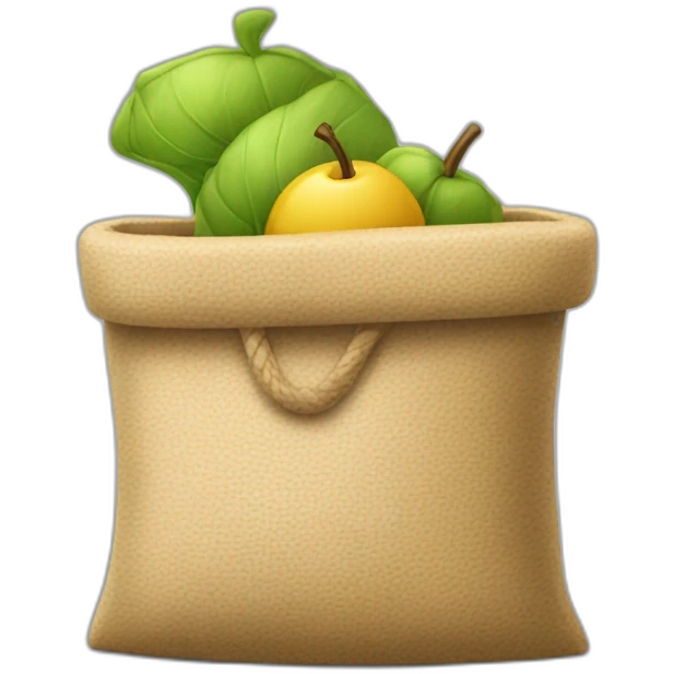 Sac de bille porte par un mousitique emoji