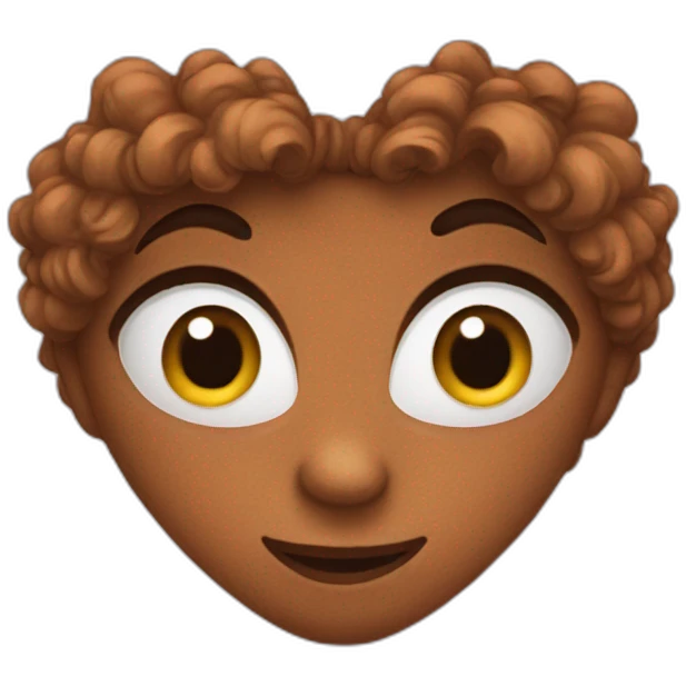 half-heart emoji