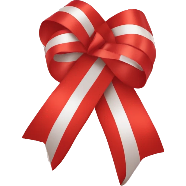 Red ribbon 🎀 emoji