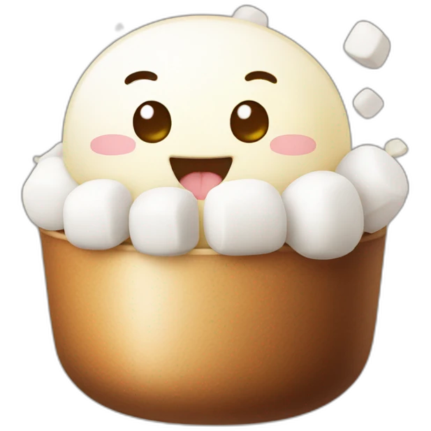 kakao with marshmallows  emoji