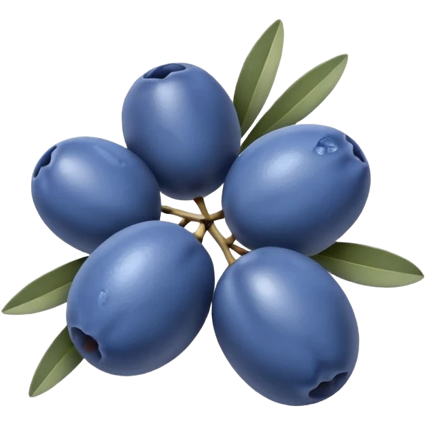 blue olives emoji