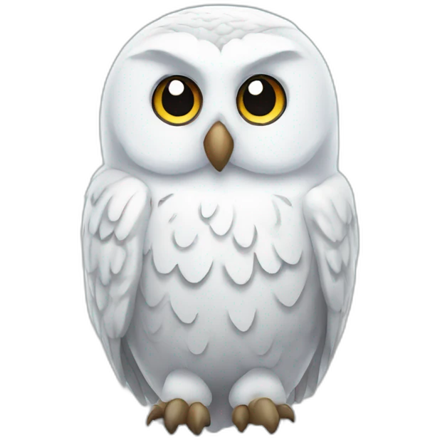 snow owl emoji