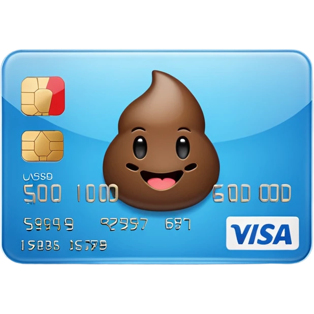 💳 with TURD LOGO emoji