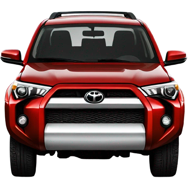 Red Toyota 4Runner emoji