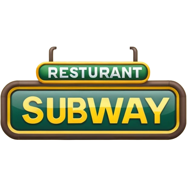 subway restrunt  sign emoji