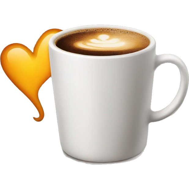 Hot coffee  emoji