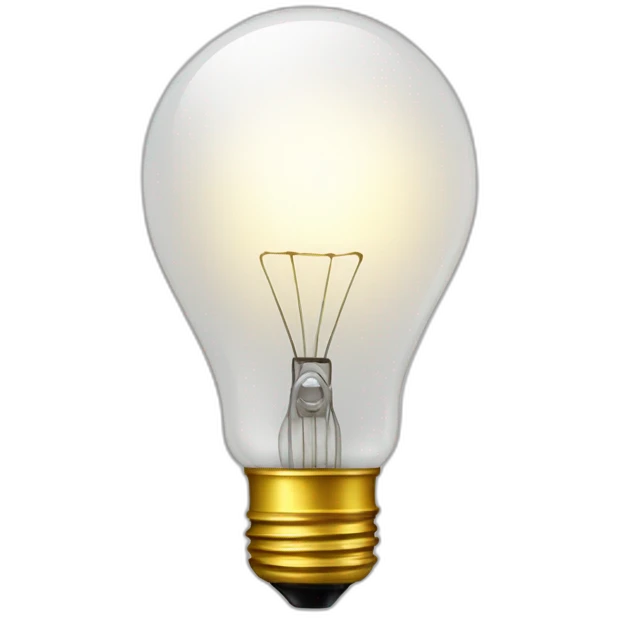 light bulb off emoji