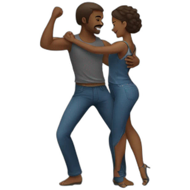 Couple dancing kizomba emoji
