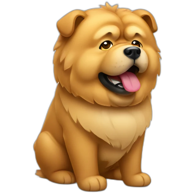 confused chow chow emoji