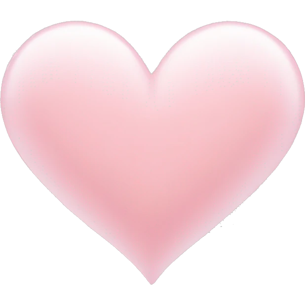 Light Pink Heart emoji