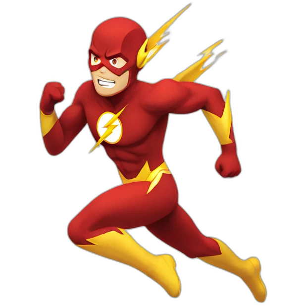 Flash running emoji