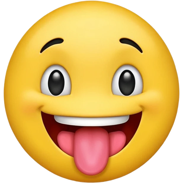 Funny tounge out emoji emoji