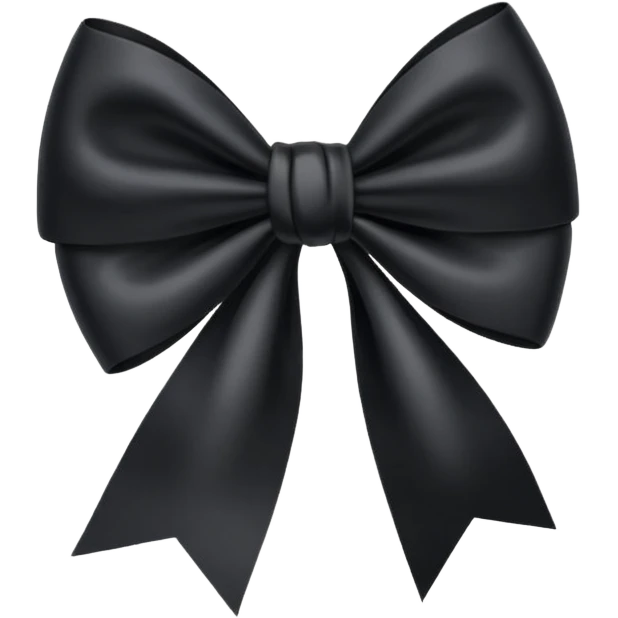 fiocco nero emoji