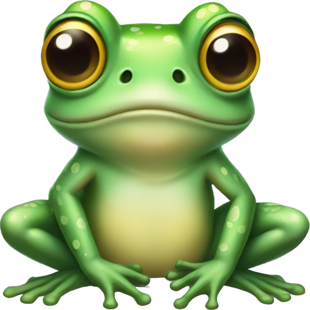 Fairy frog emoji