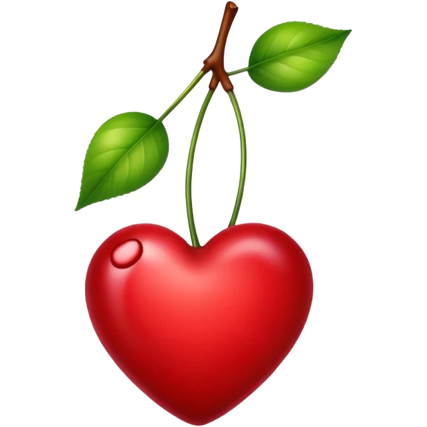 cherry heart emoji