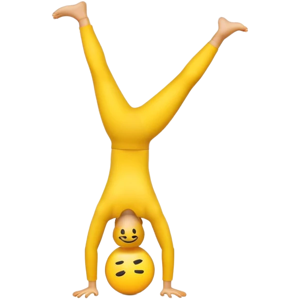 Emoji handstand  emoji