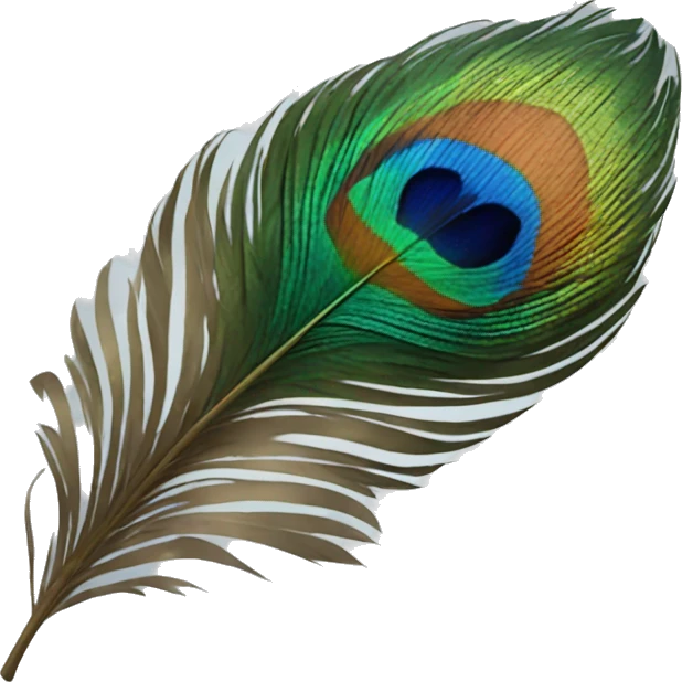 peacocks feather emoji
