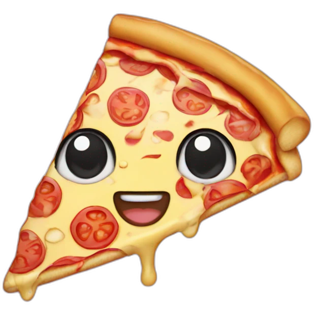 kawaii pizza emoji