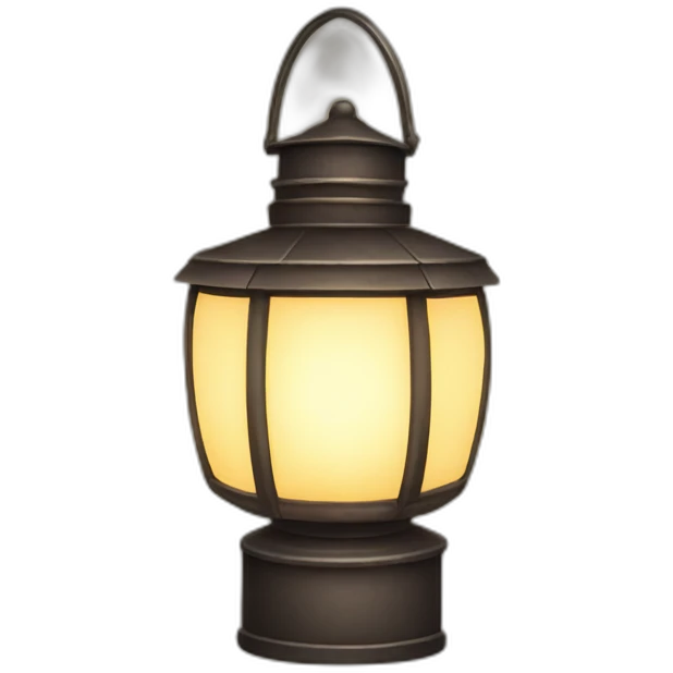 lantern with lighting emoji