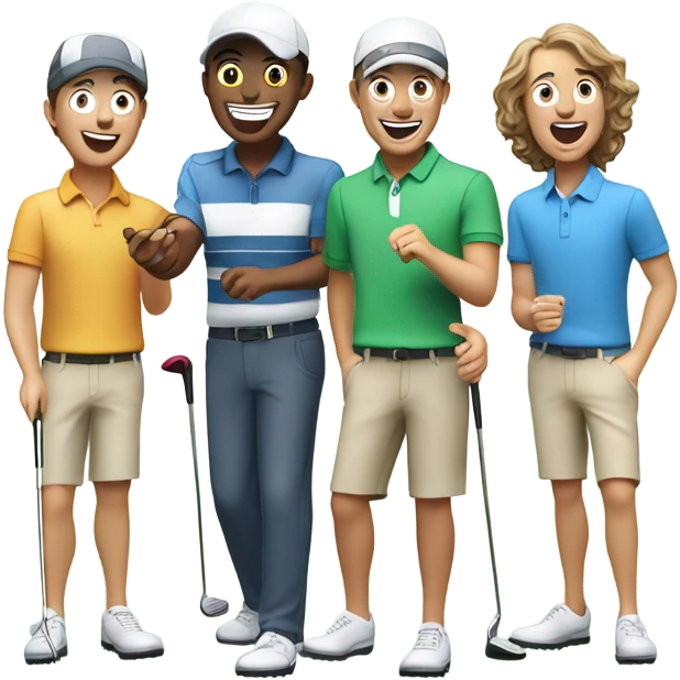 Golf buddy emoji