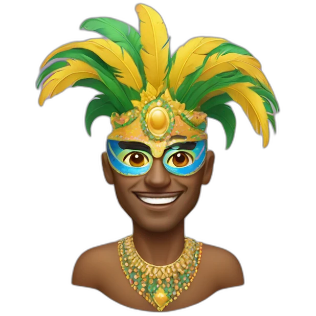 brasilian carnaval yang man emoji