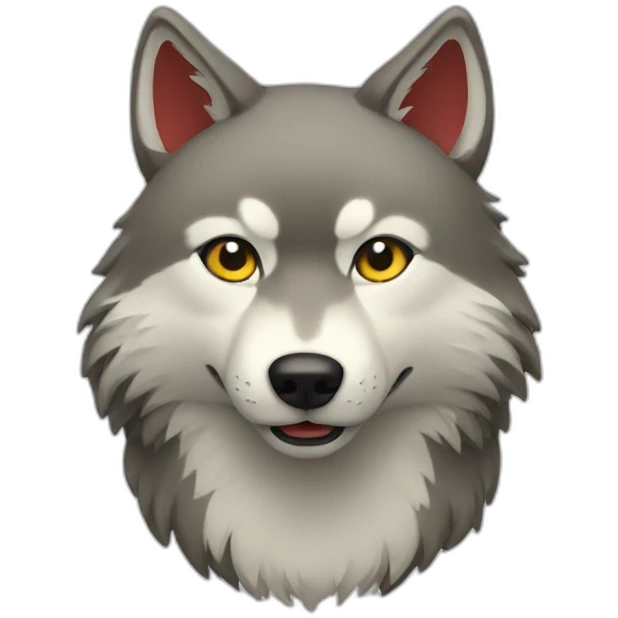 japanese wolf emoji